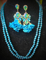 Lotus Flower Necklace Set