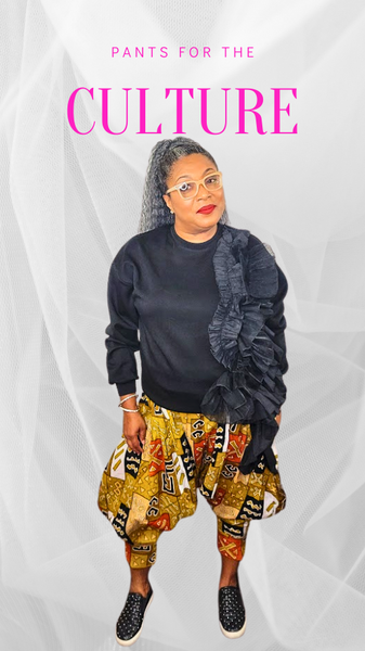 Culture Print Pants