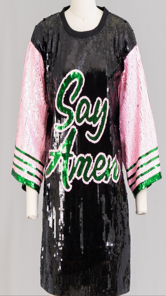 Say Amen! Sequin Tunic Top