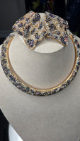 Leopard Necklace and Earrings