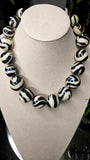 Black and White Zena Necklace